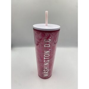 Starbucks Washington DC Cherry Blossom Venti Cold Cup 24oz Nice! Collectible EUC